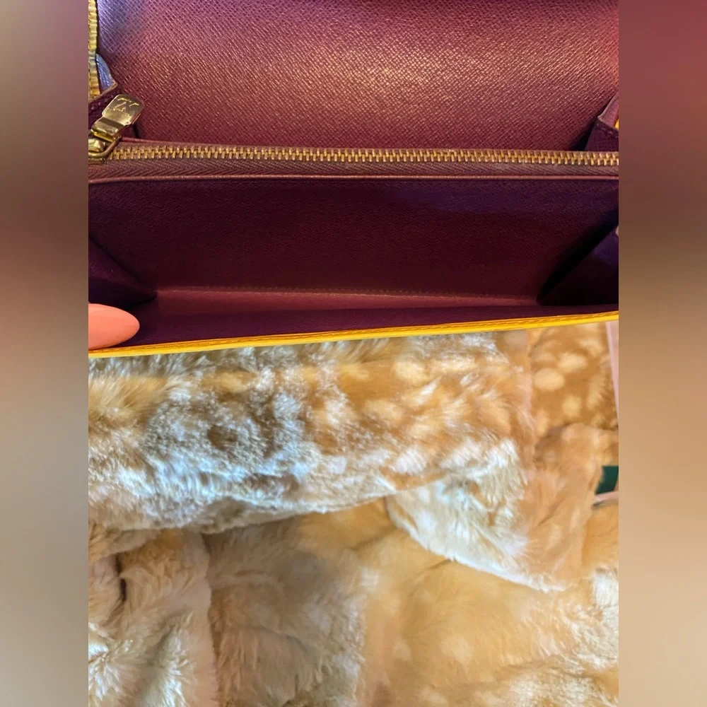 Louis Vuitton Yellow Epi Long Wallet